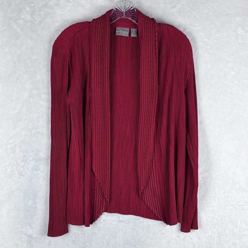Chico's Travelers Women's Hot Pink Open Front Cardigan Size 2